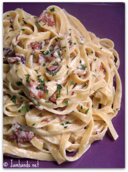 Cinnamon Prosciutto Carbonara