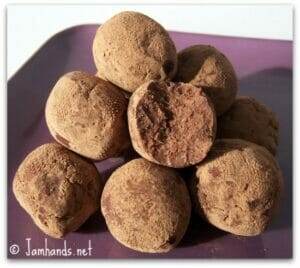 Chocolate Goat Cheese Truffles