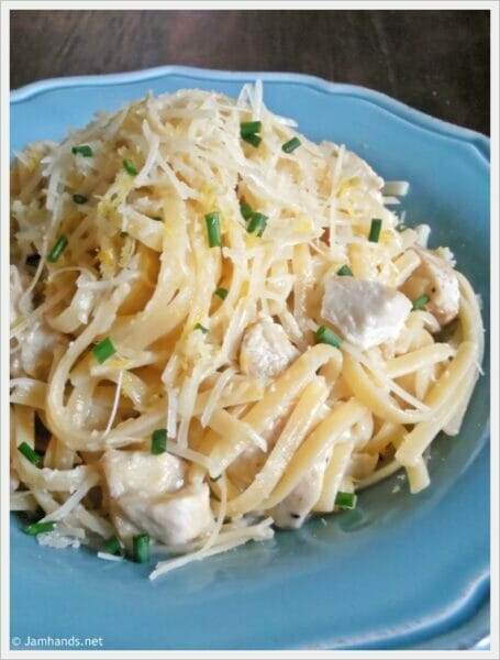 Lemon Parmesan Pasta with Chicken