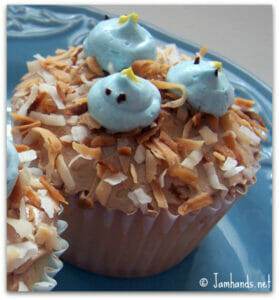 Baby Bluebird Cupcakes
