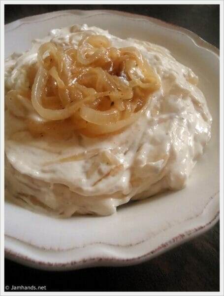 Pan Fried Onion Dip