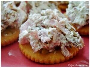 Ham Garlic and Herbs Cheese Spread