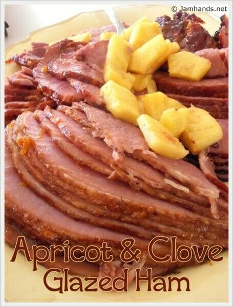 Apricot Clove Glazed Ham