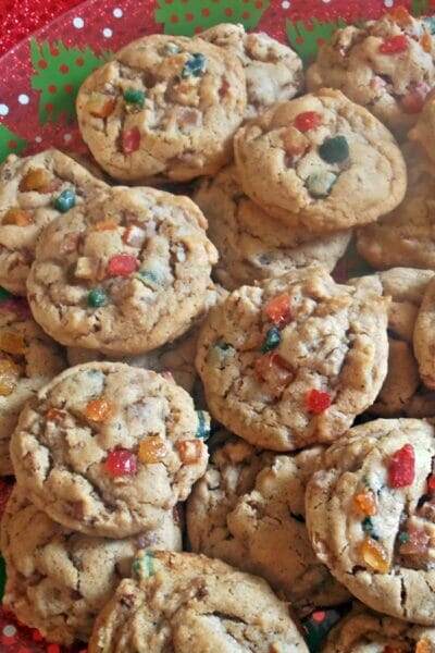Chewy Fruitcake Cookies