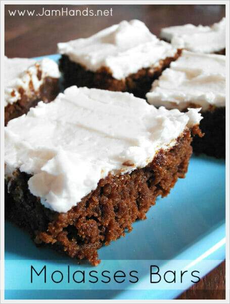 Old Fashioned Molasses Bars (Gluten Free)