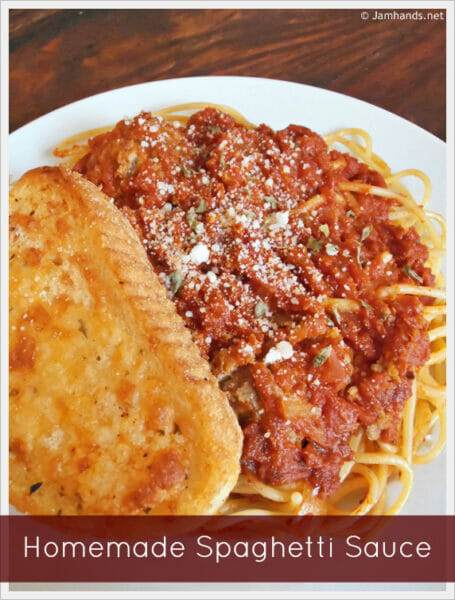 Homemade Spaghetti Sauce