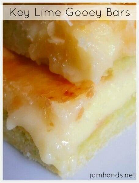 Key Lime Gooey Bars