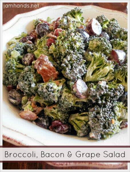 Bacon Grape Broccoli Salad