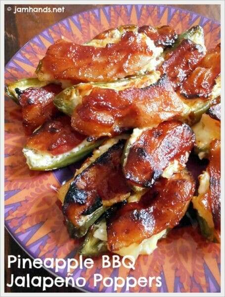 Pineapple BBQ Jalapeño Poppers