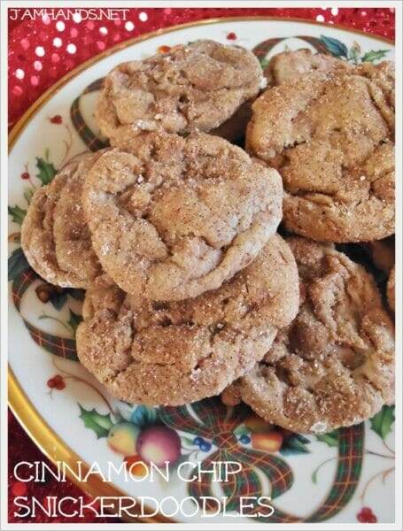 Cinnamon Chip Snickerdoodle Cookies