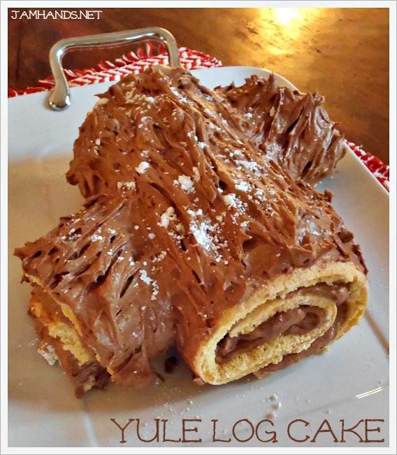 Yule Log Cake (Bûche de Noël)