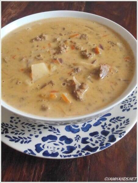 Cheeseburger Soup