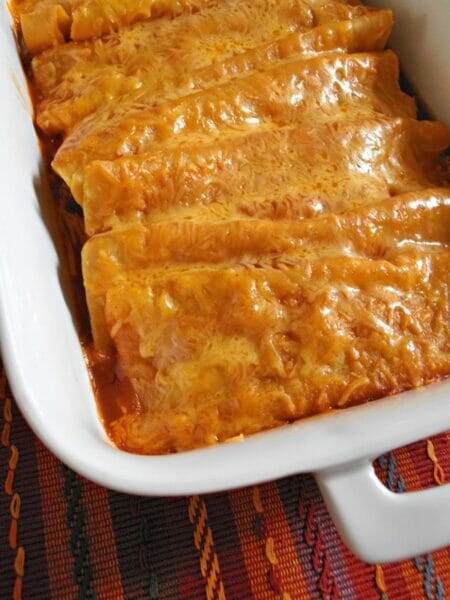 Beef and Cheese Enchiladas