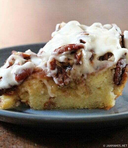 Eggnog Butter Pecan Bread Pudding