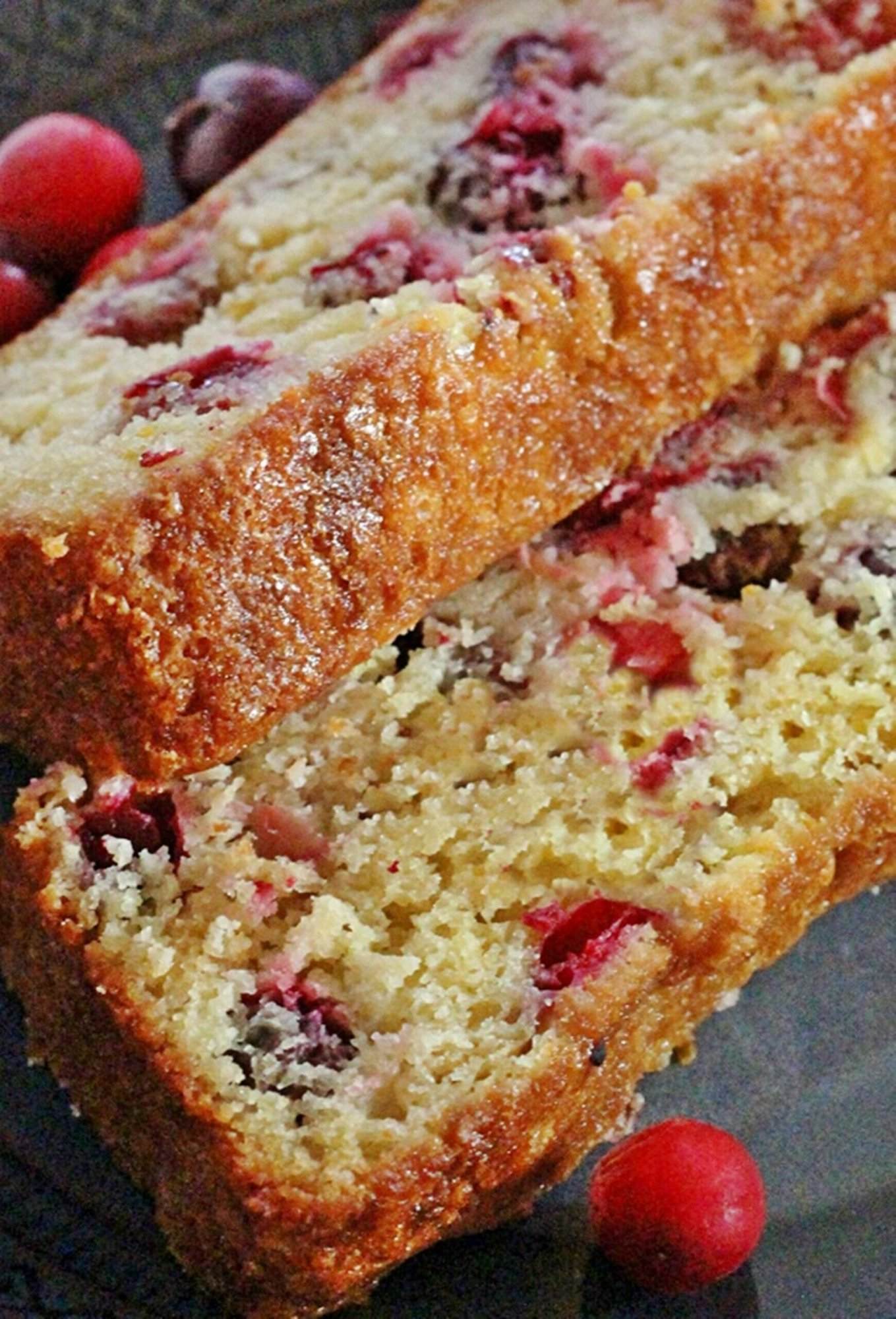 Moist Orange Cranberry Bread