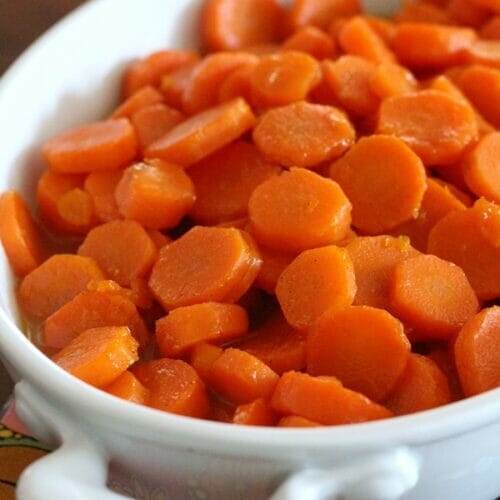 Brown Sugar Carrots with Cinnamon Butter Sauce
