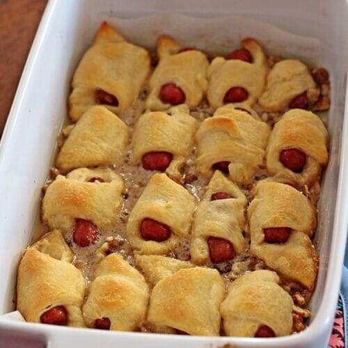 Sweet Sausage Crescent Breakfast Rolls