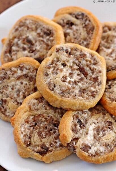Maple Sausage Cream Cheese Crescents