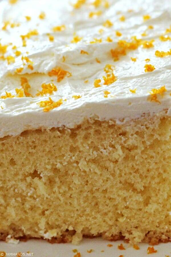 Triple Citrus Yellow Cake with Lemon Curd Frosting