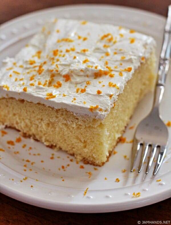 Triple Citrus Yellow Cake with Lemon Curd Frosting