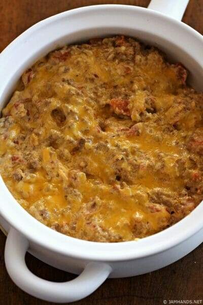 Ground Beef Taco Cheese Dip