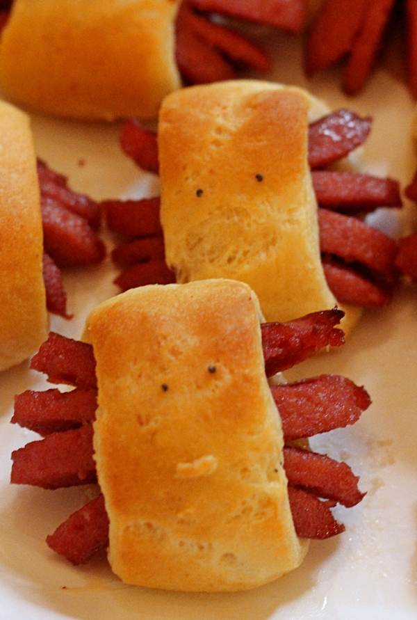 Hot Dog Baby Spiders