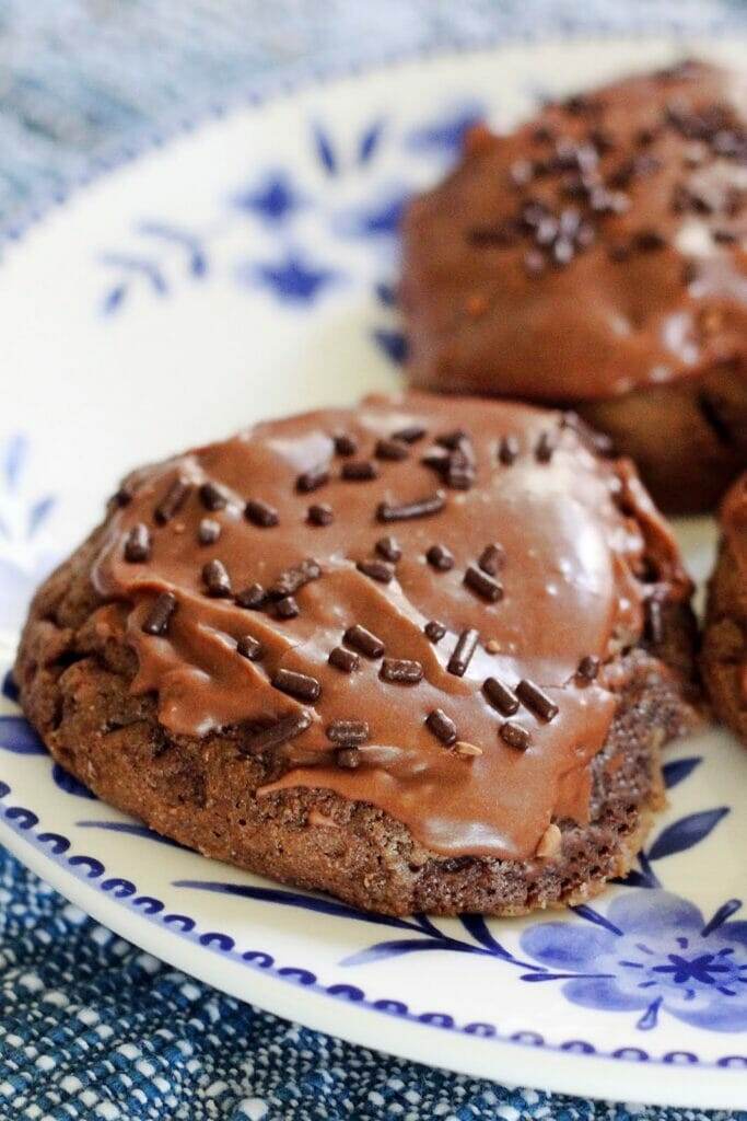 Glazed Chocolate Chip Ricotta Cookies Glazed Chocolate Chip Ricotta Cookies