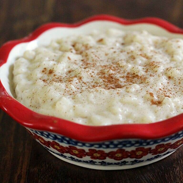 Creamy Stovetop Rice Pudding