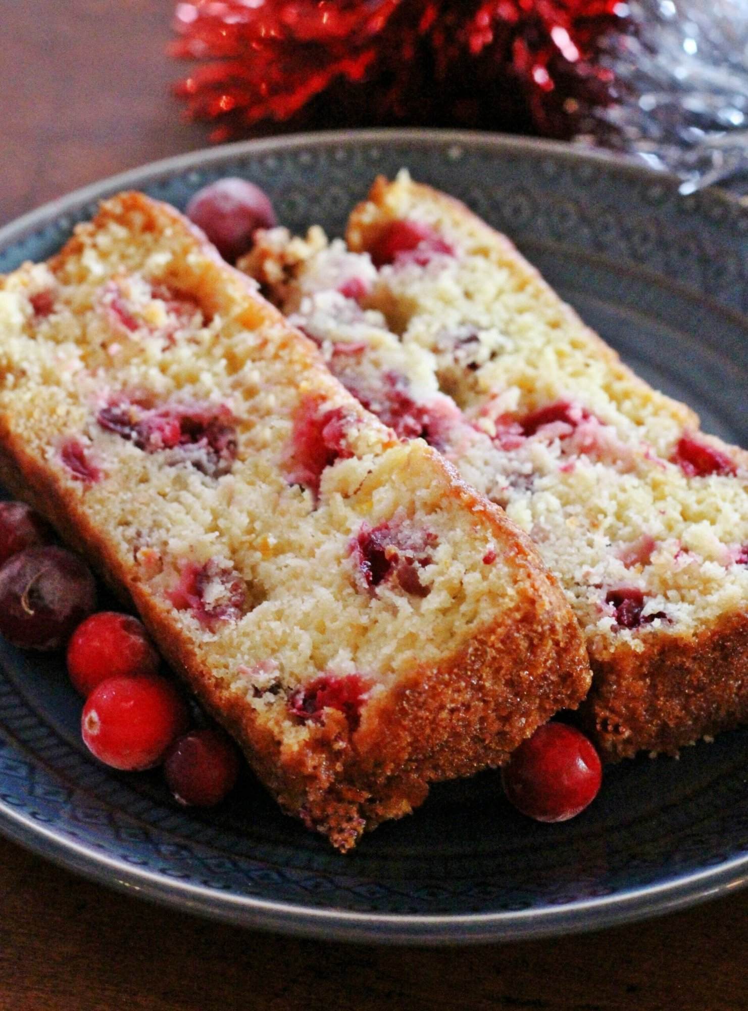 Moist Orange Cranberry Bread