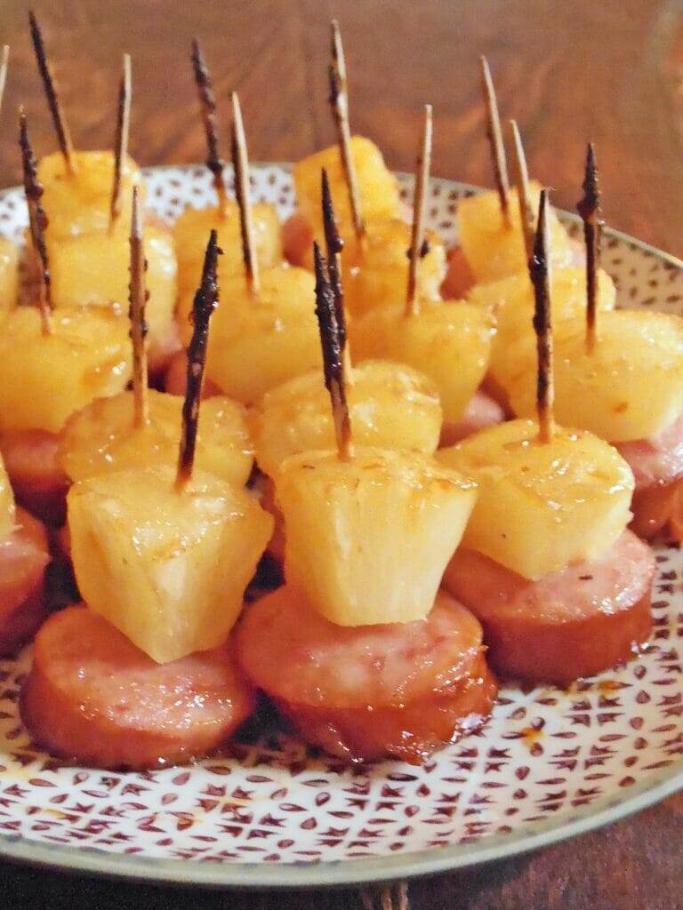 Pineapple Kielbasa Bites