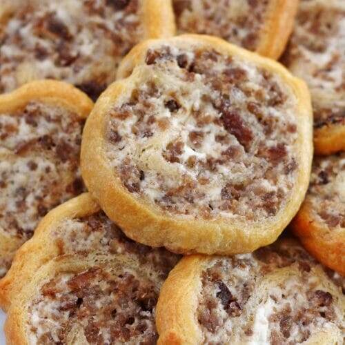 Maple Sausage Cream Cheese Crescents