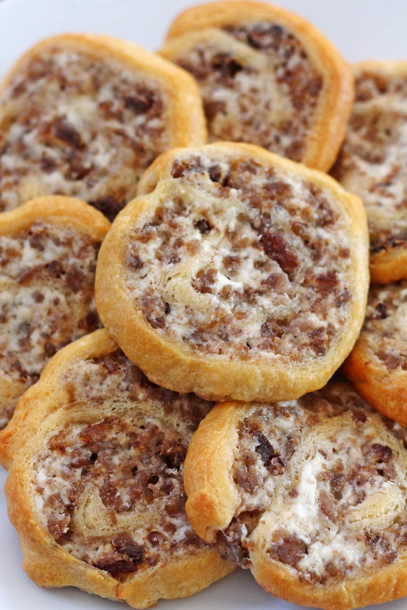 Maple Sausage Cream Cheese Crescents