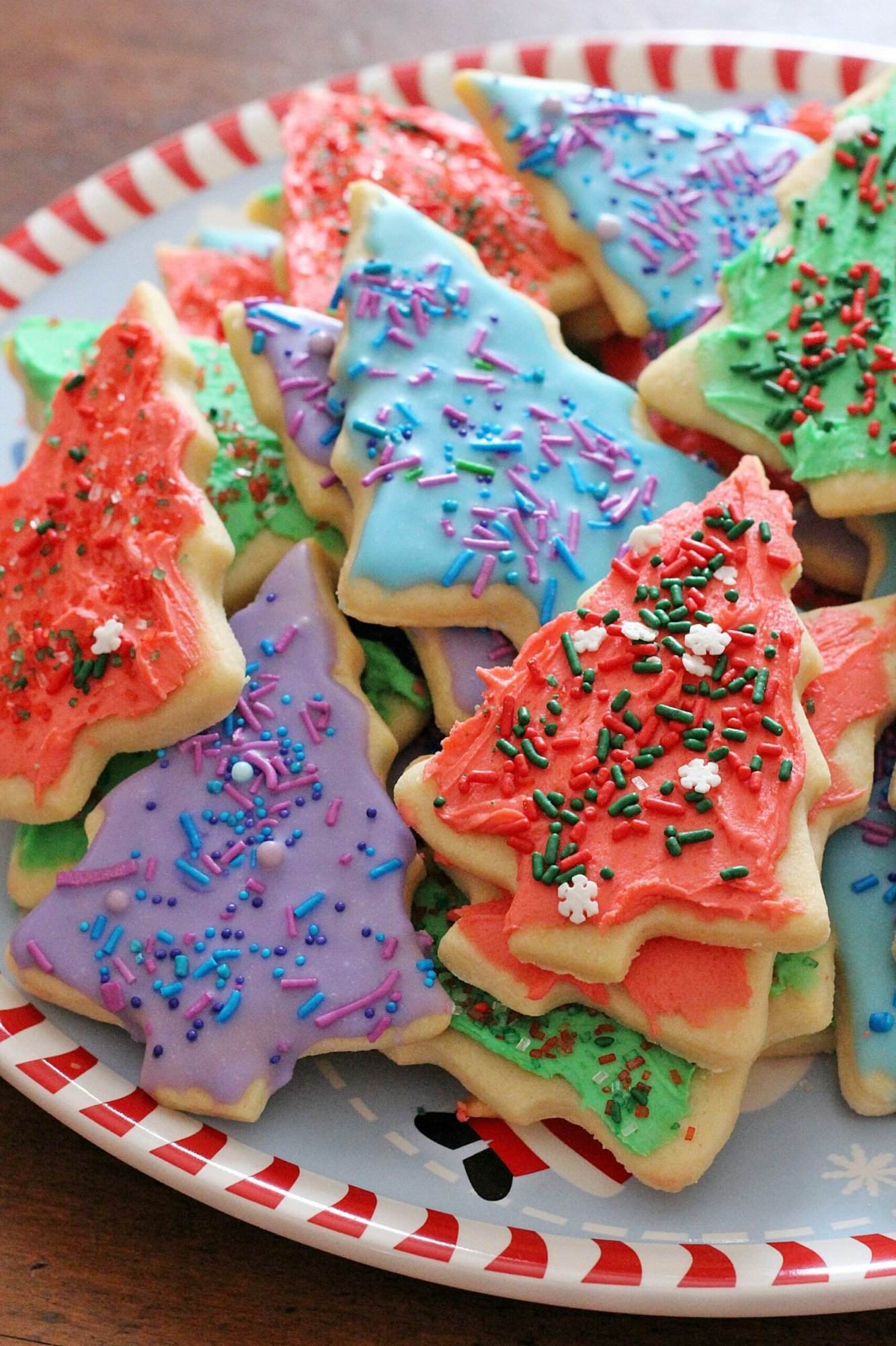 Soft & Thick Cut-Out Sugar Cookies with Buttercream Frosting