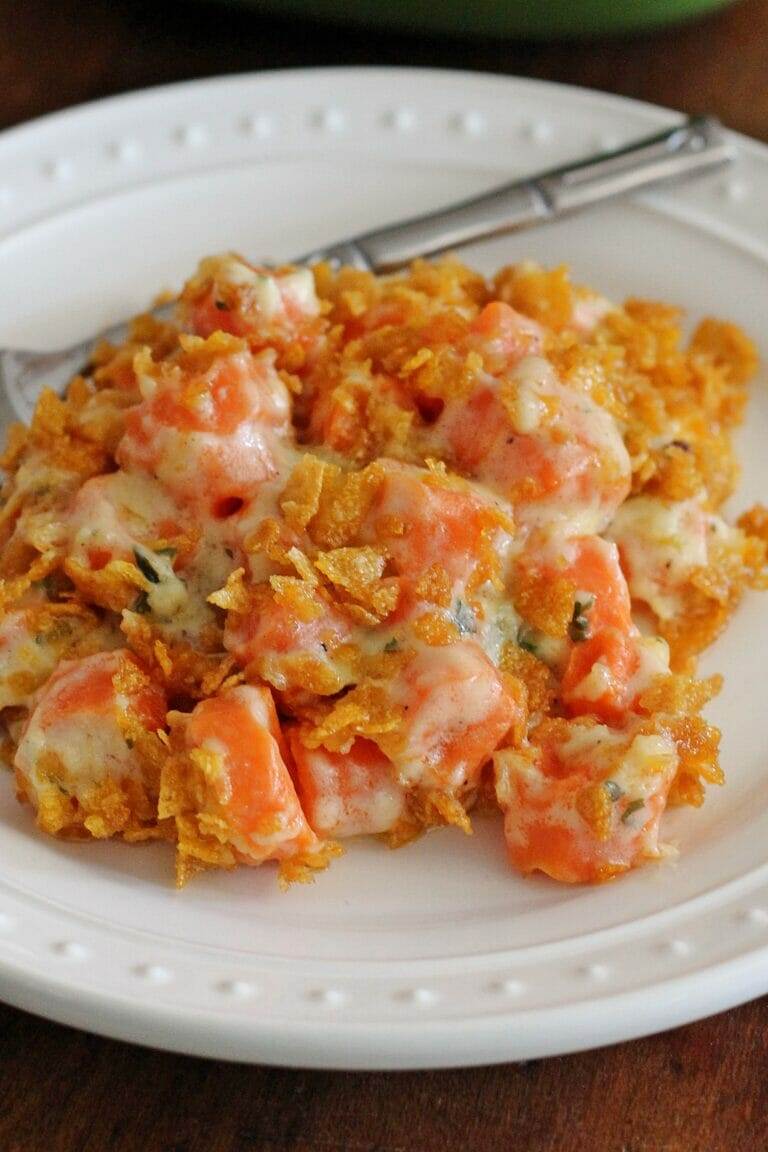 Creamy Carrot Cornflakes Casserole