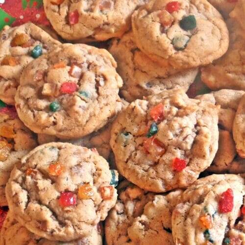 Chewy Fruitcake Cookies