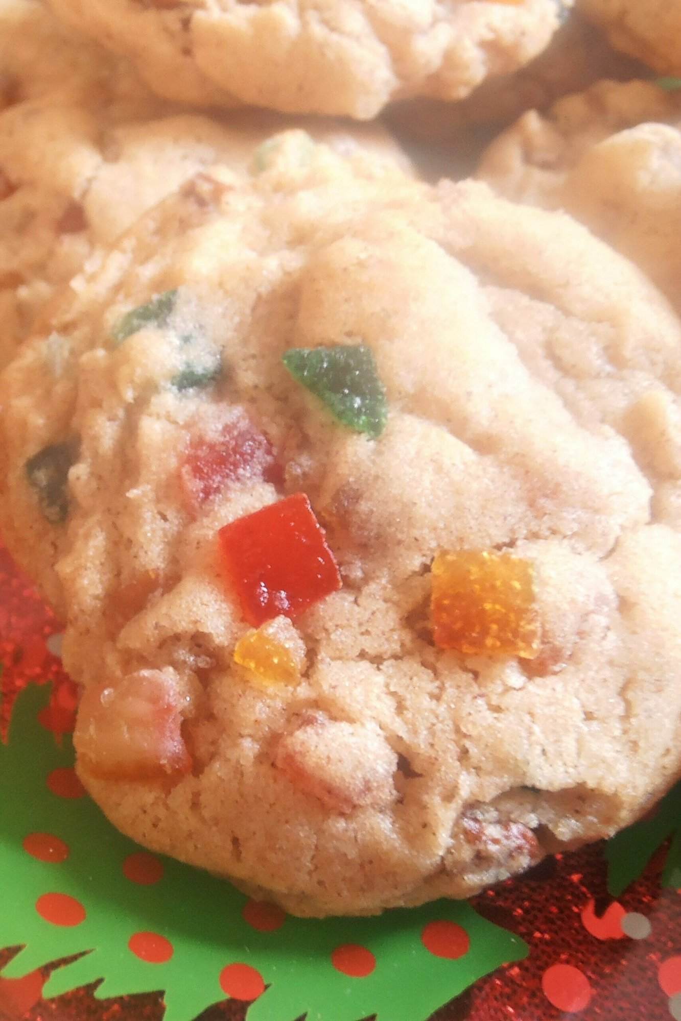 Chewy Fruitcake Cookies