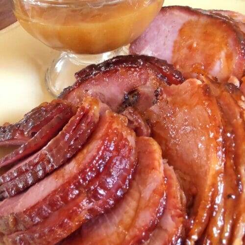 Orange, Pineapple & Dijon Glazed Ham