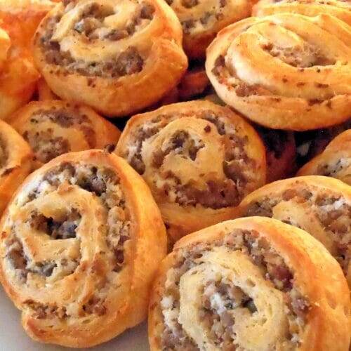 Sausage Cream Cheese Pinwheels