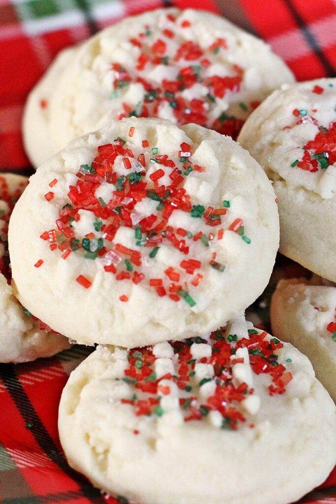 Easy Whipped Shortbread Cookies
