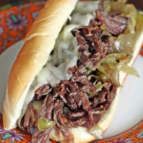 Slow Cooker Italian Beef Sandwiches