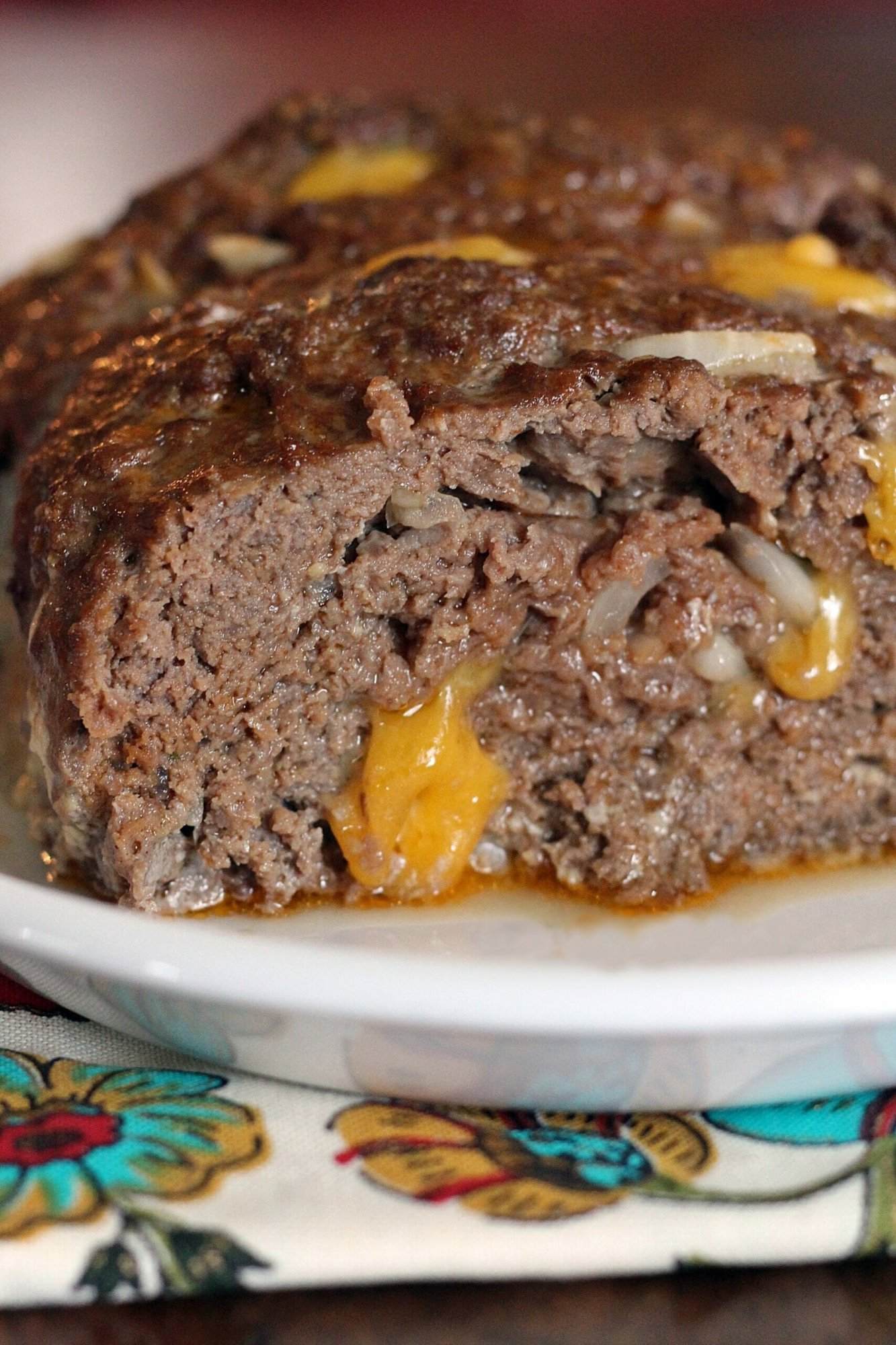 Low Carb Cheeseburger Meatloaf