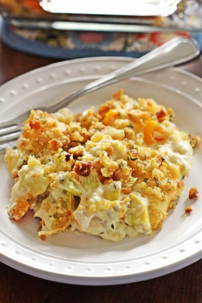 Cheesy Squash Casserole