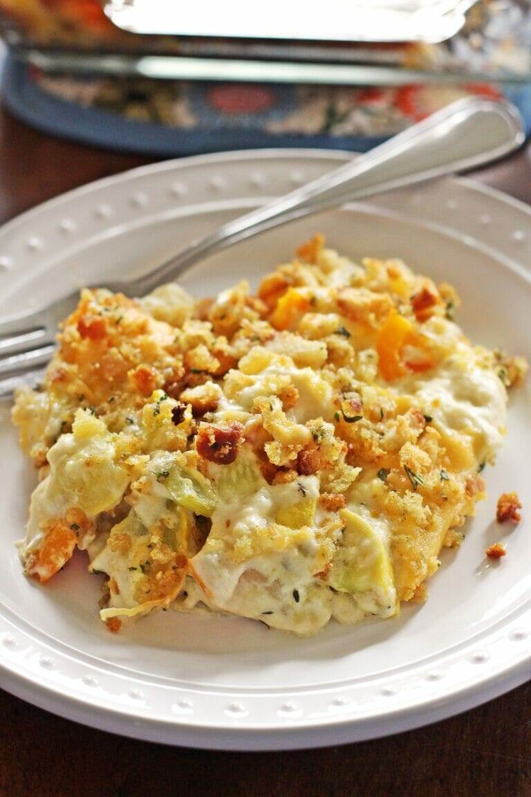 Cheesy Squash Casserole