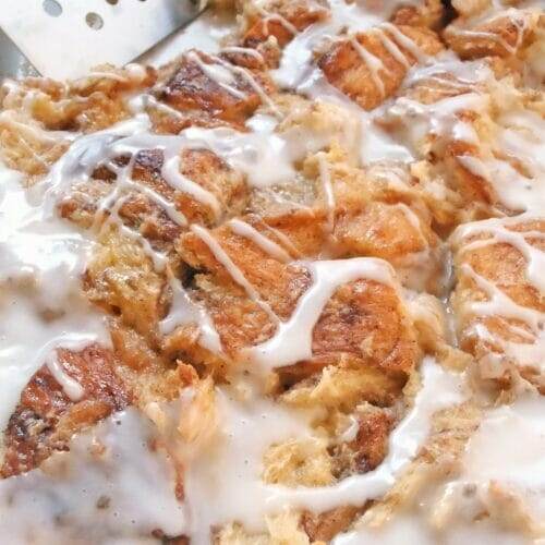 Cinnamon Roll Bread Pudding