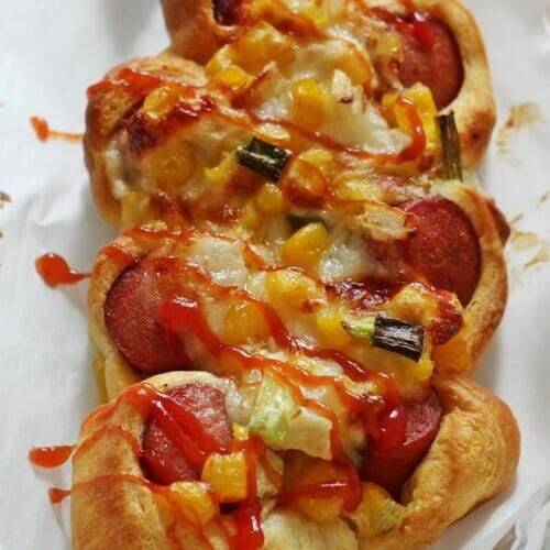 Air Fryer Korean Sausage Bread