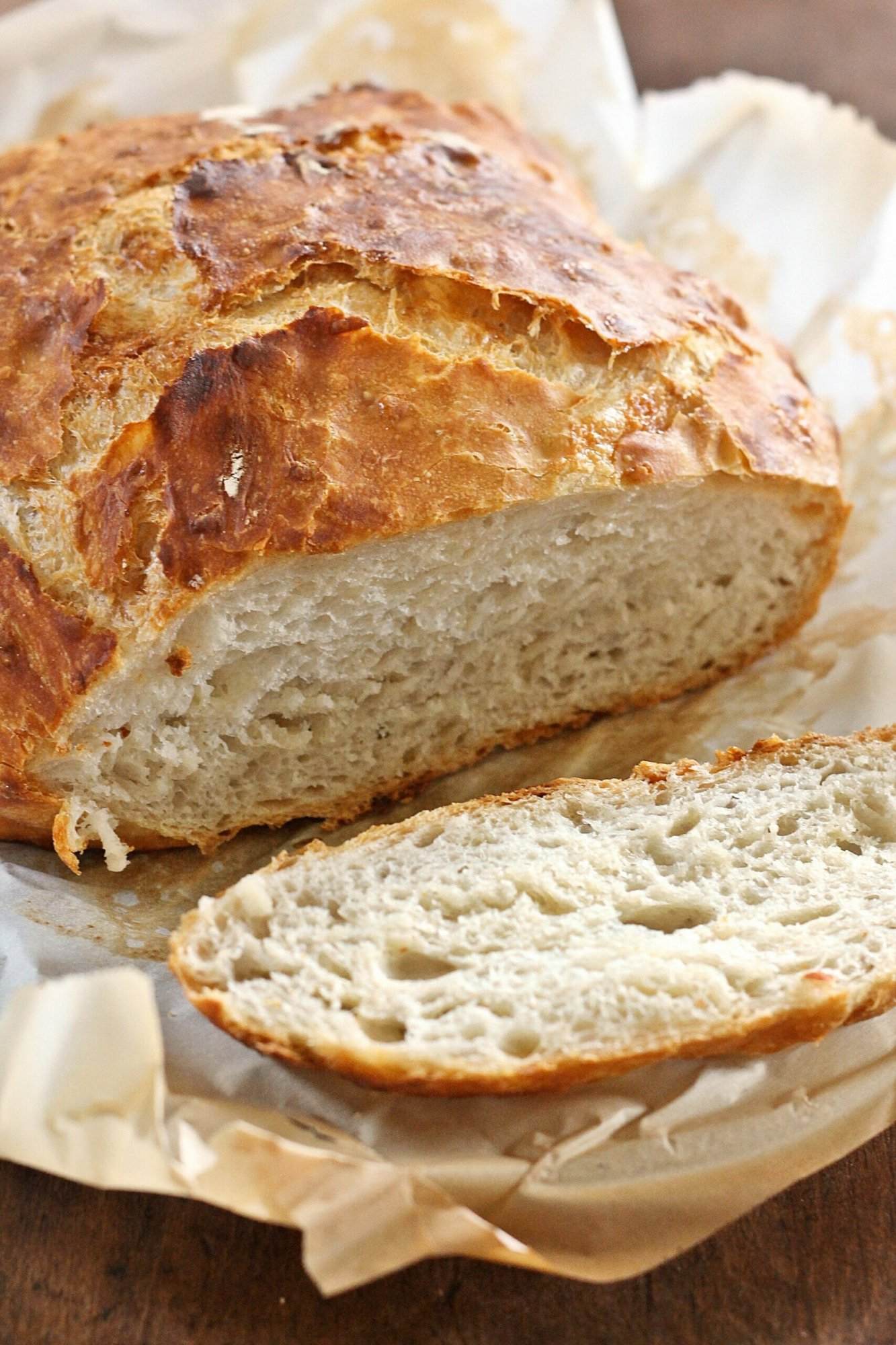 Sharp White Cheddar No Knead Bread