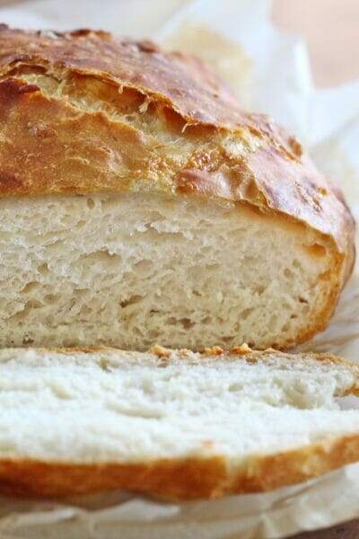 Sharp White Cheddar No Knead Bread