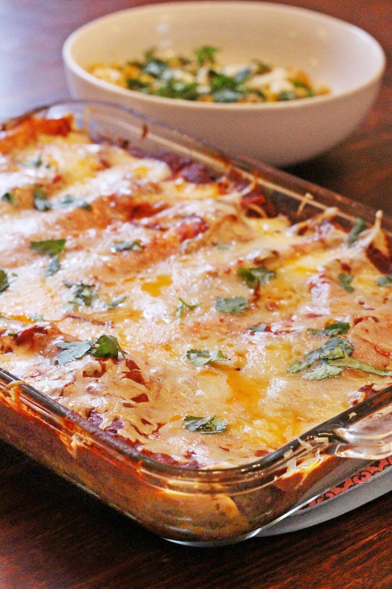 Simply the Best Shredded Beef Enchiladas