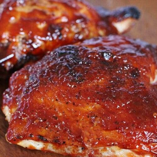 2 Ingredients Sticky Barbecue Chicken