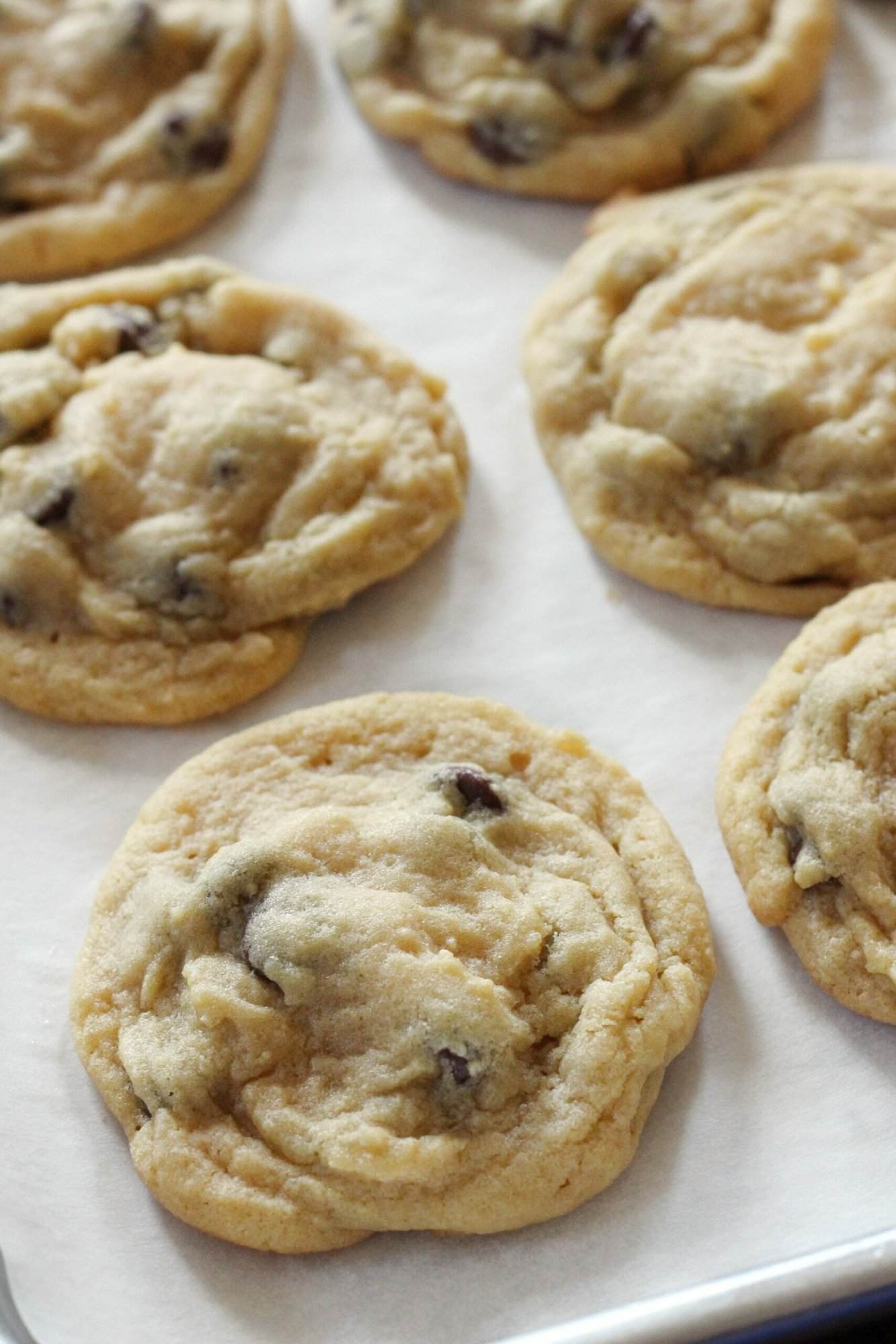 The Best Soft Chocolate Chip Pudding Cookies